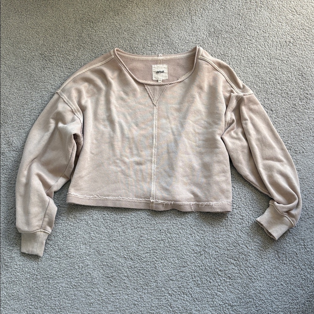 Aerie Cropped Pullover